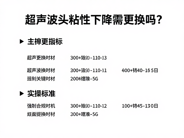判断更换时机的关键指标与实操标准