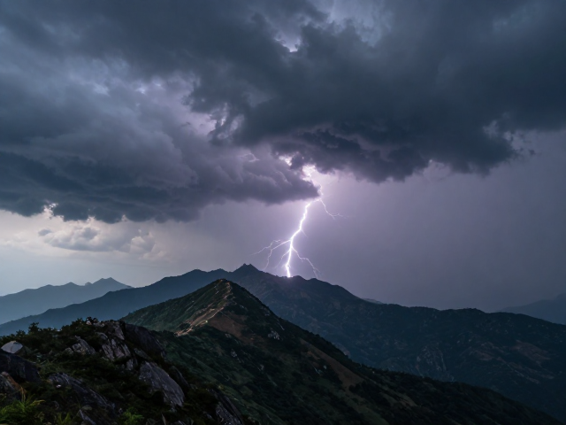 雷暴远离山脊，分层保暖与装备失效应急替代方案