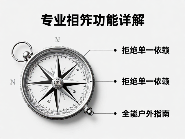 专业指北针功能详解，拒绝单一依赖，打造全能户外指南