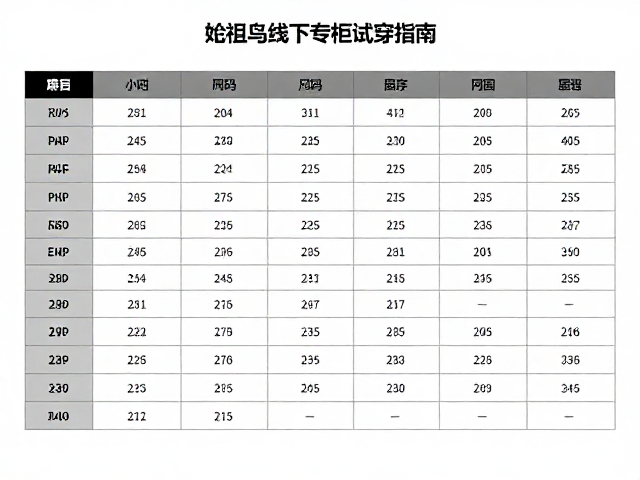 线下试穿前的核心准备与基础数据获取