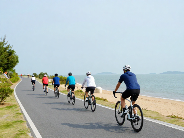 滨海生态的绿道骑行与徒步:厦门环岛路
