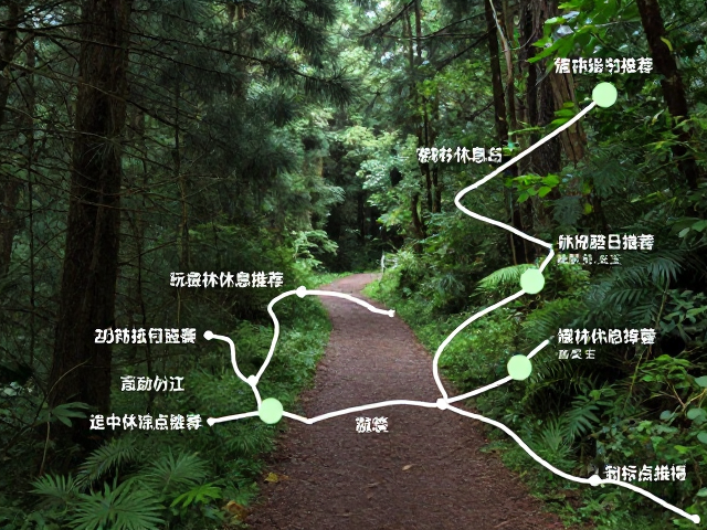 途中休息点的选址逻辑与功能分区