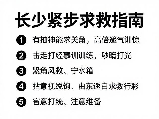 紧急求救信号与通讯策略