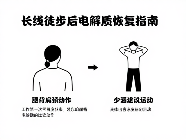 徒步后的电解质失衡与科学补充策略