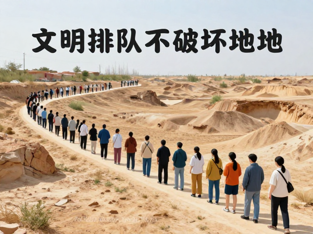 排队礼仪对脆弱地貌的保护意义
