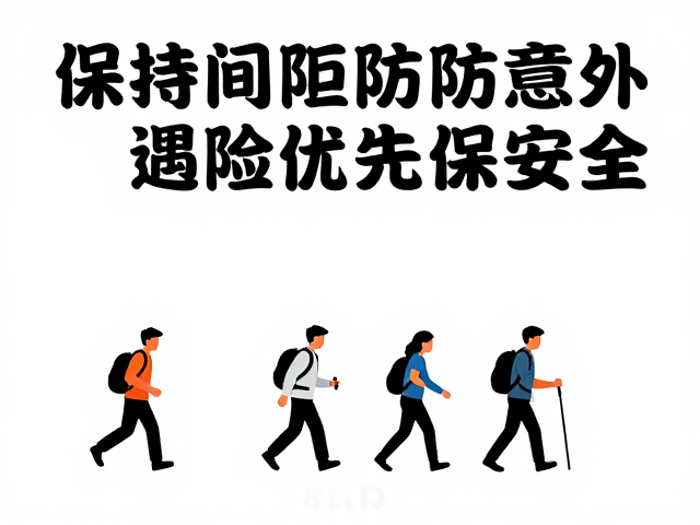 行进中的间距管理与行为规范