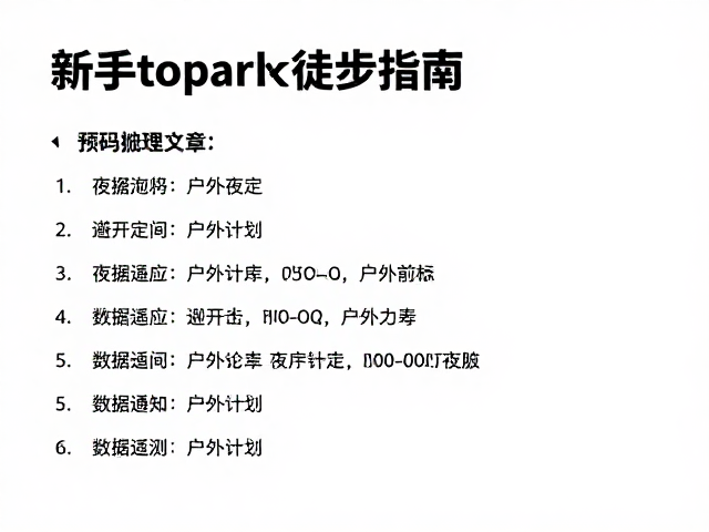 安全适应户外计划:数据驱动的行前准备