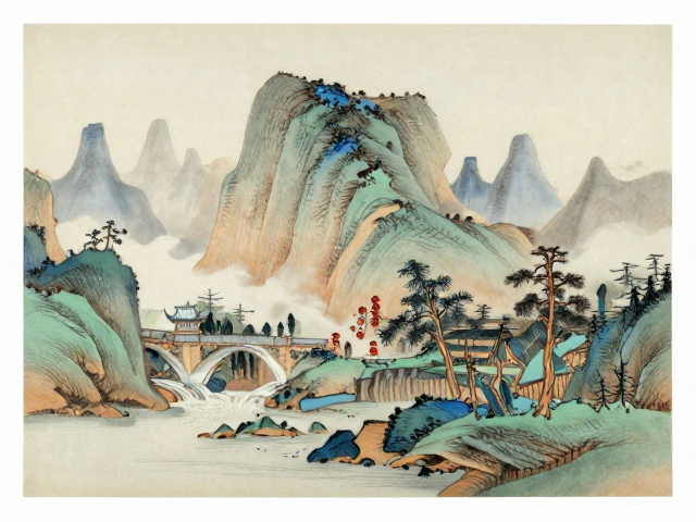 内画封护固色工艺,山水风景色彩雅正耐看,传承非遗之美