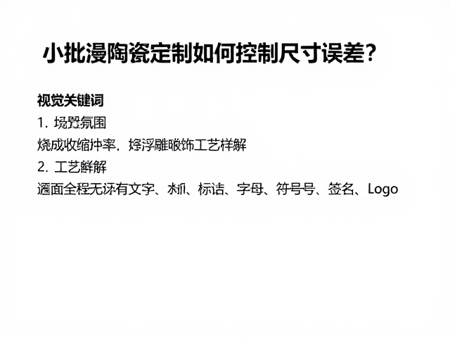 烧成收缩率的计算与补偿机制