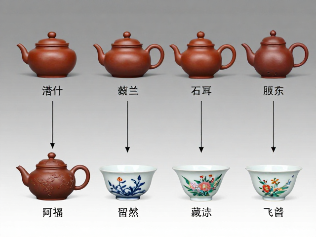 清代四大名家紫砂茶具历史沿革，单色釉与手绘彩绘的艺术演变