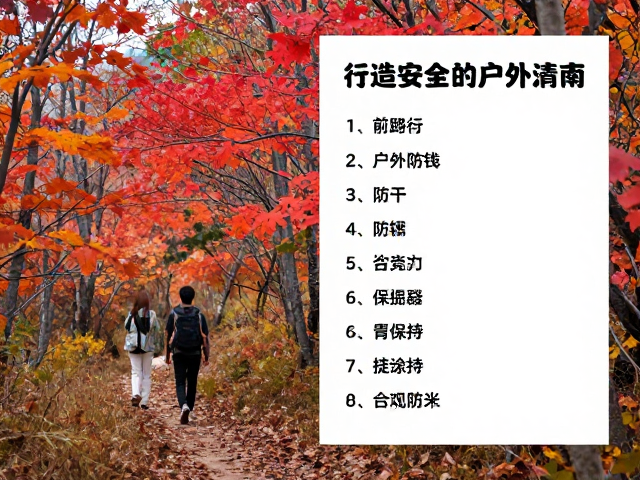 行前准备与装备清单:打造安全的户外防线