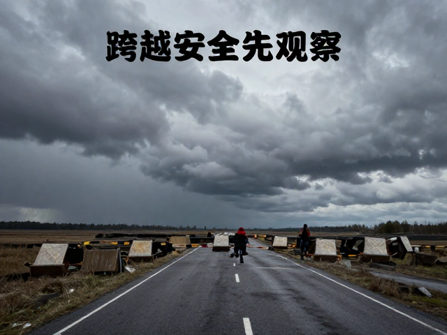 跨越障碍时的多维观察法