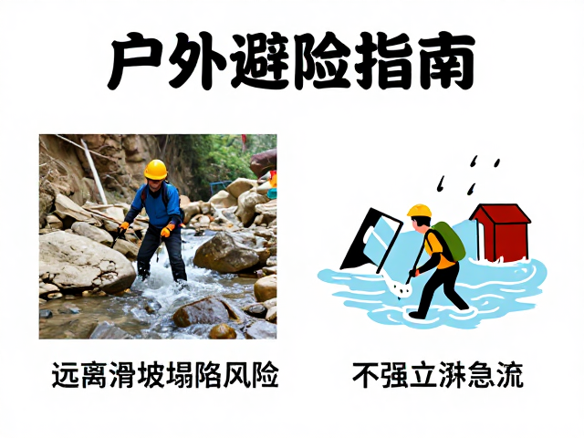 观察地质前兆,远离滑坡塌陷区