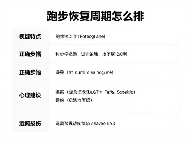 跑步恢复周期怎么排？调整正确步幅，心理建设，远离运动损伤