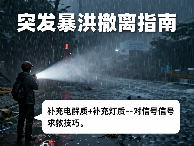 夜间及低能见度环境下的灯光信号求救