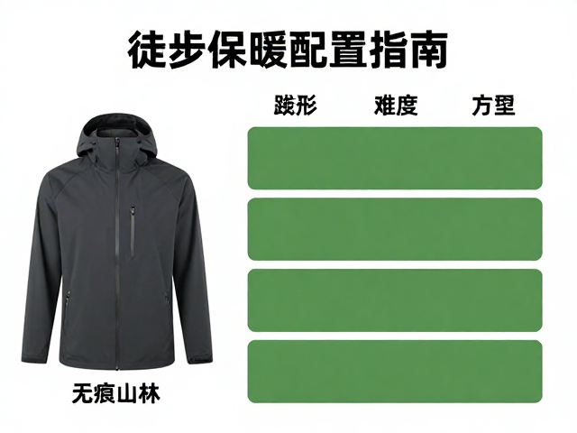 徒步保暖层配置指南,按路线难度分级,践行无痕山林不破坏植被
