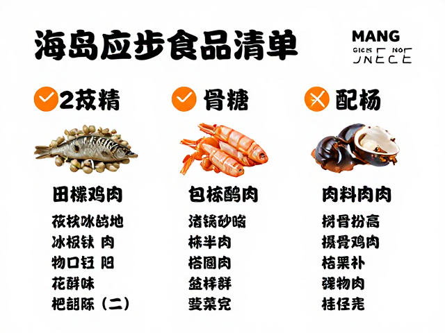 高能量密度与耐储存的应急食品清单