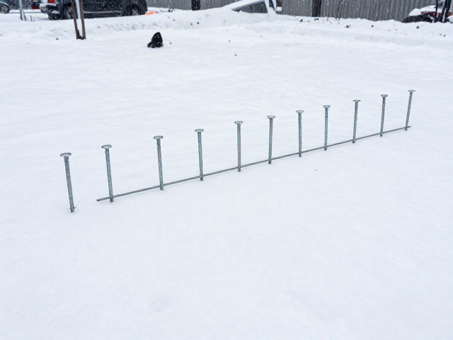 雨雪环境下的地钉固定技巧