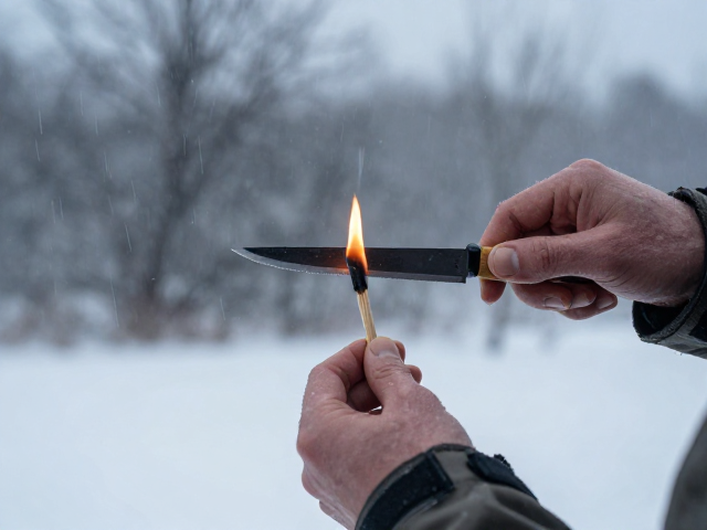 雨雪环境下的核心生存逻辑与防水火柴的特性