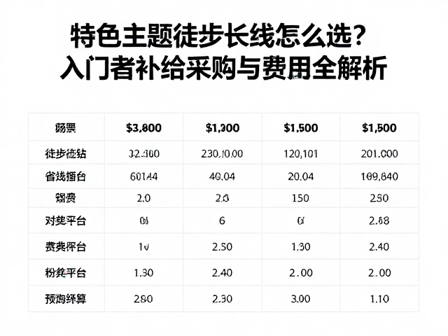 费用构成与预算控制细节