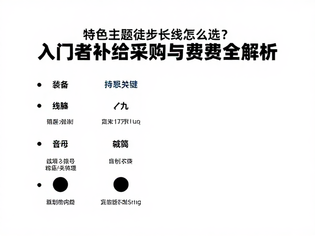 装备精简策略与关键物资清单