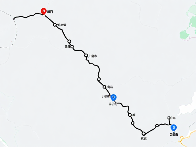 川西自驾核心路线与地图资源获取逻辑