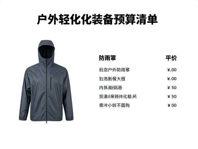 户外轻量化入门,防雨罩使用技巧与高性价比装备预算清单