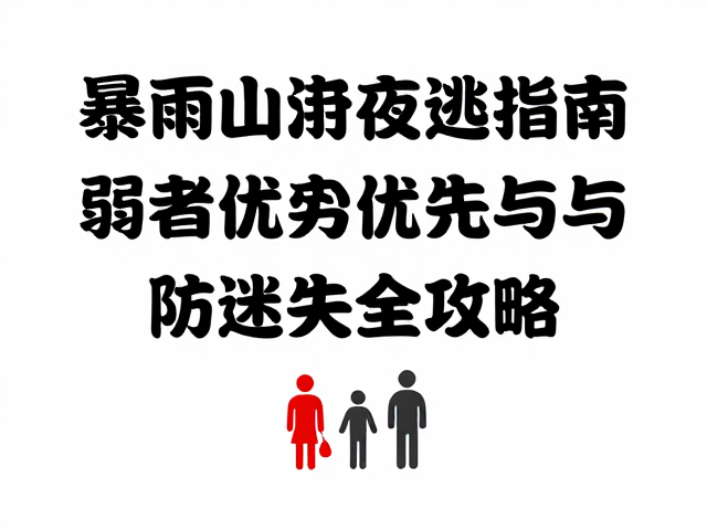 弱势群体夜间避险与自我防护