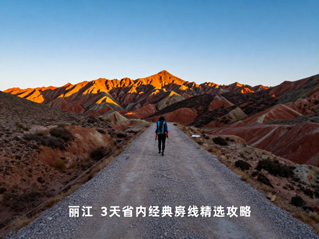丽江老君山黎明黎光丹霞地貌探险