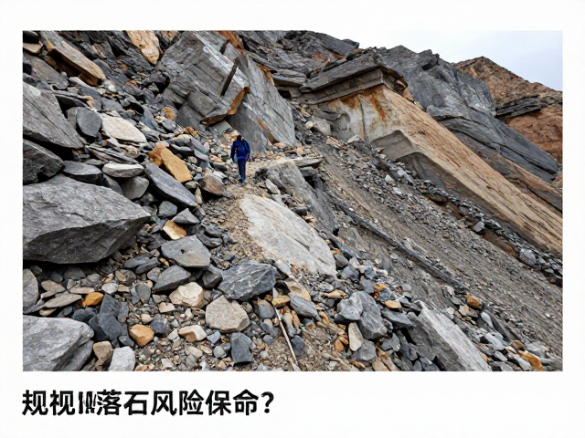横切复杂地貌的落石成因与地质前兆
