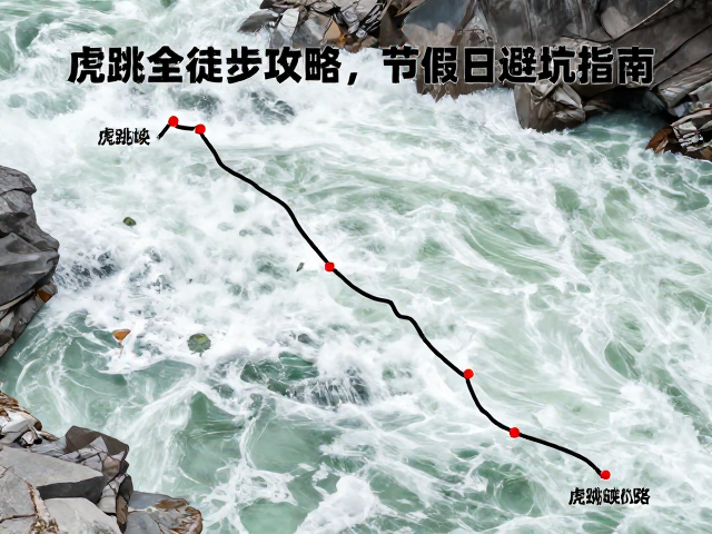 虎跳峡高路徒步的核心路线与关键节点