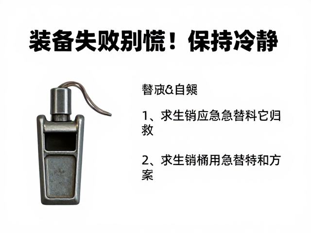 装备失效别慌！保持冷静，用求生哨应急替代方案自救