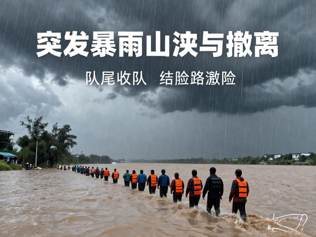 突发暴雨山洪如何撤离？队尾收队与危险路段结组避险指南