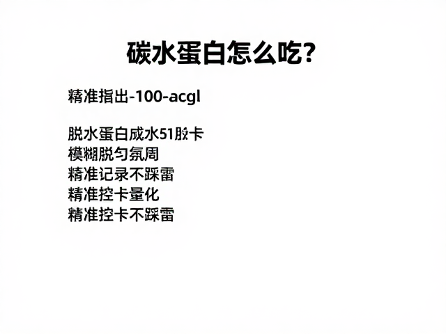 精准记录与控卡策略：从模糊感知到数据量化