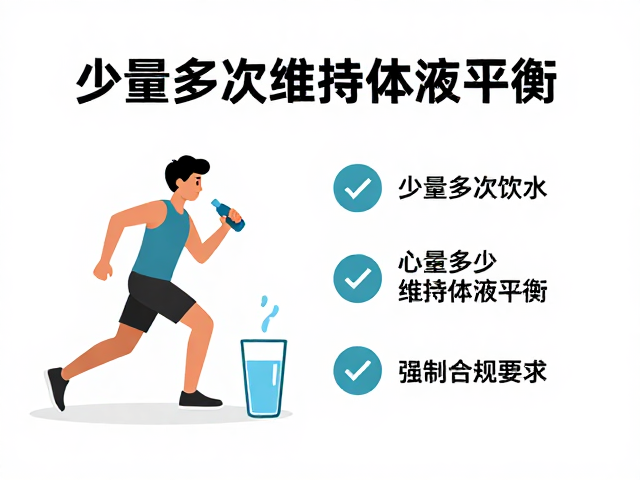 科学补水策略：少量多次维持体液平衡