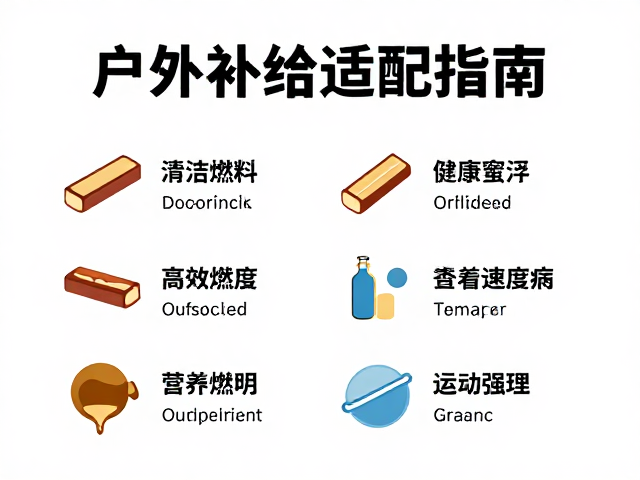 户外能量棒的营养密度与运动强度的匹配逻辑