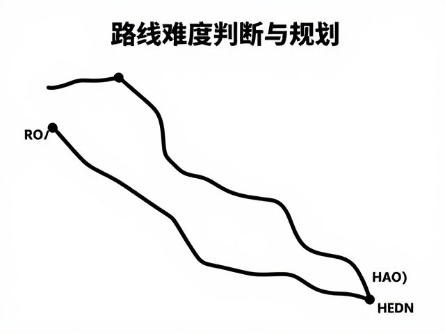 路线难度判断与规划,培养心理建设与风险意识