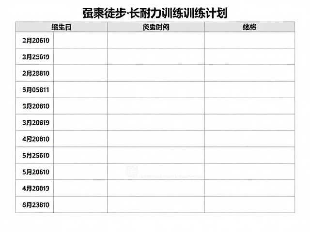 系统化训练计划的构建与周期安排