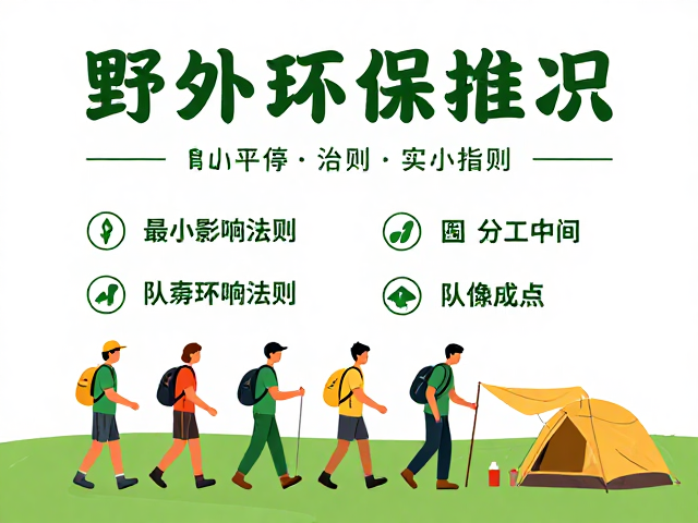 行进与露营中的环境干扰控制