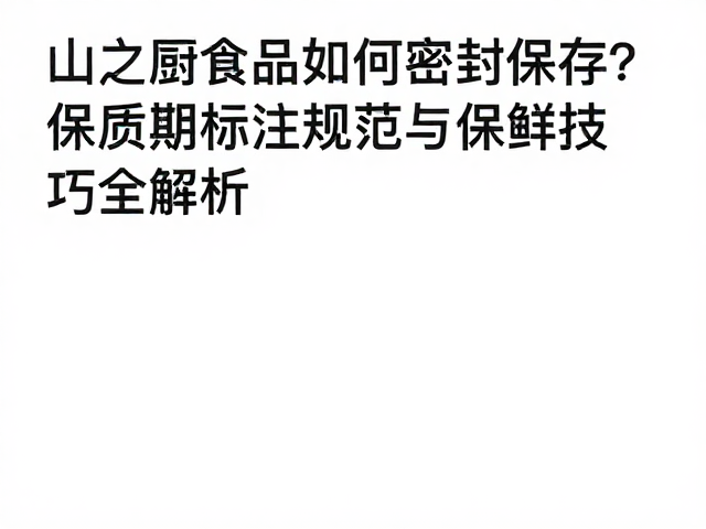 保质期标注的法律规范与科学依据