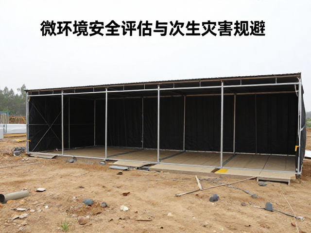 临时应急庇护所搭建技术:微环境安全评估与次生灾害规避