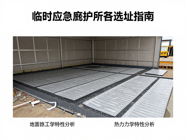 临时应急庇护所搭建技术:地面隔热与隔热材料的热力学特性分析