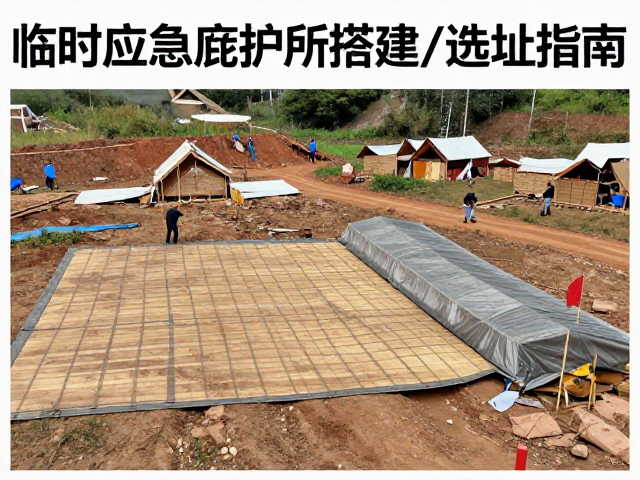 临时应急庇护所搭建技术:背风面选址的地貌特征与微气候选择