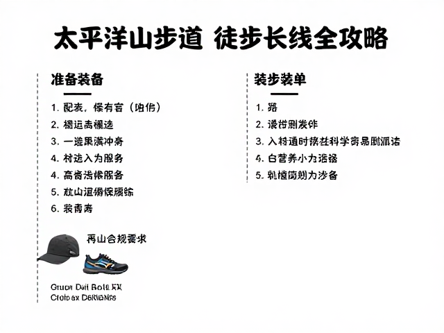 行前准备与装备清单
