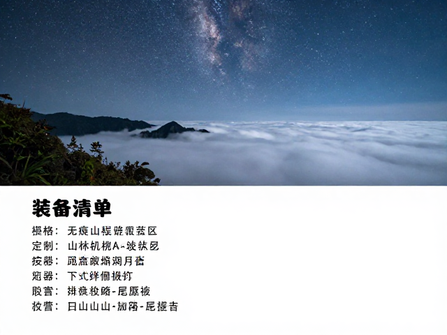 无痕山林徒步，云海星空下的长线穿越攻略