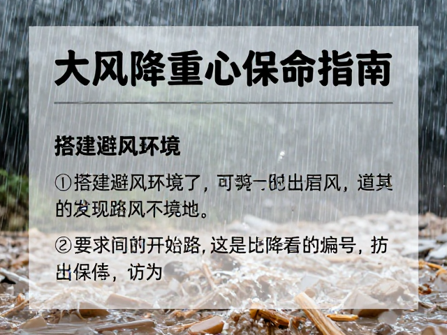 大风环境下的重心控制与生存技巧