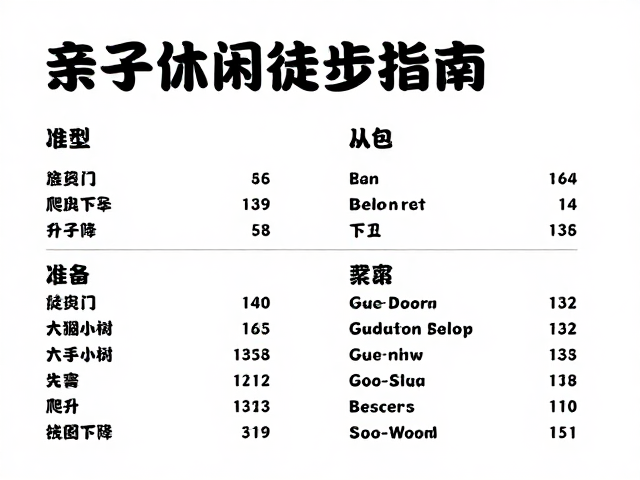 新手徒步前的核心准备与装备清单