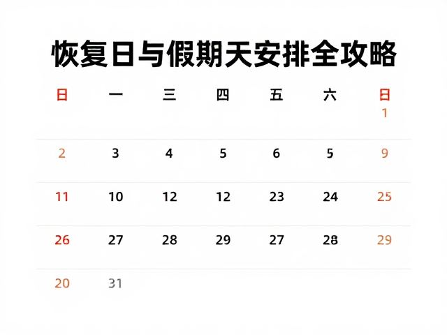 国庆专项计划:黄金周的大跨度调整与身心复位