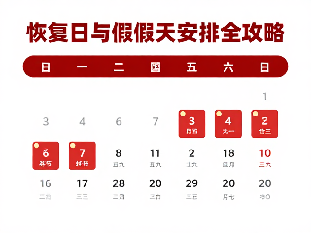 春节专项计划:错峰出行与长假恢复策略