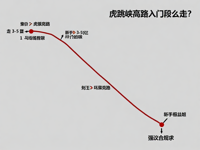 虎跳峡高路入门段路线解析